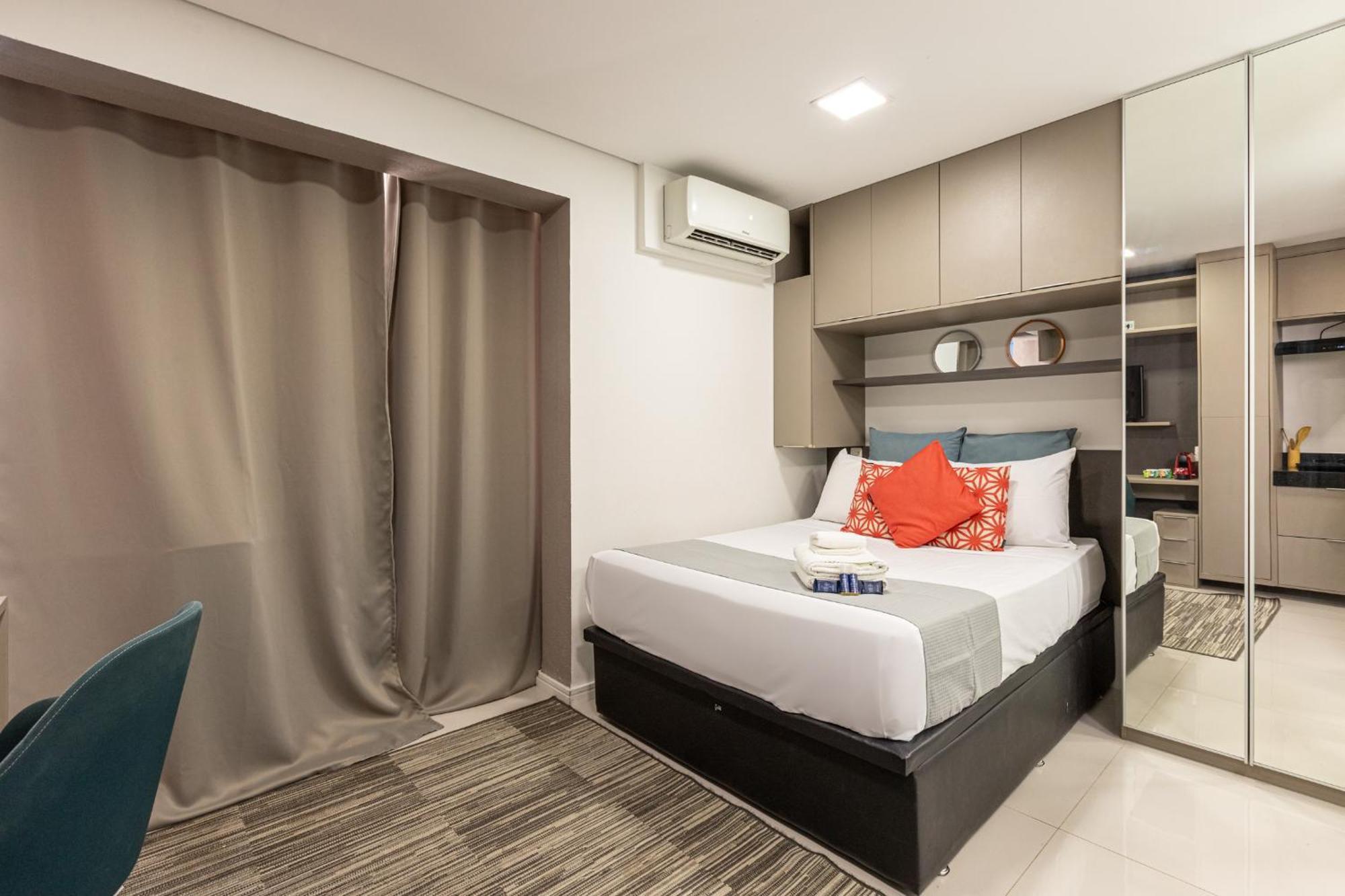 Apartment Easy Star - Praticidade E Conforto Na Olimpia Com Piscina - Ae01h Sao Paulo